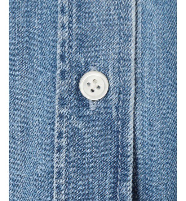 23区「【SLOW/一部店舗限定】LIGHT DENIM クロップド シャツ」|シャツ・ブラウス|