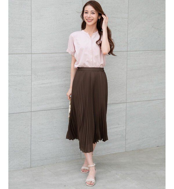 ANY SIS「【美ライン大人T】裾タックゆる プルオーバー」|Tシャツ・カットソー|