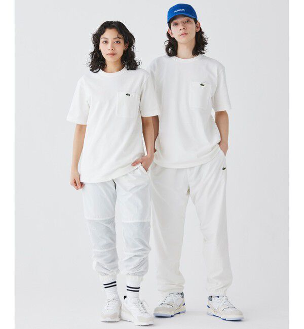 LACOSTE「鹿の子地ポケット半袖Tシャツ」|Tシャツ・カットソー|