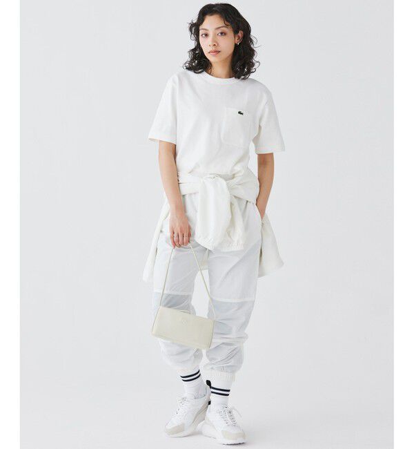 LACOSTE「鹿の子地ポケット半袖Tシャツ」|Tシャツ・カットソー|