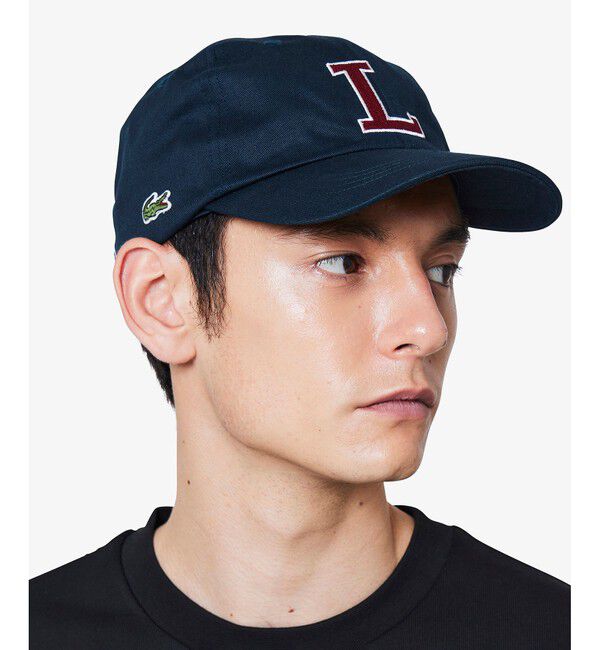 LACOSTE「コットンツイルLロゴキャップ」|キャップ・キャスケット|