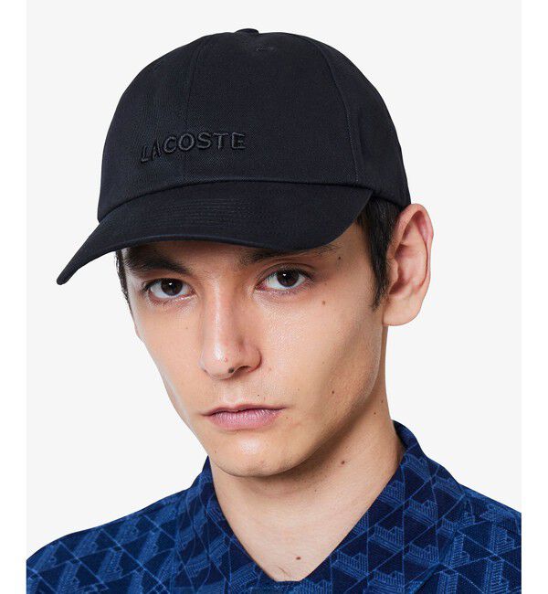 LACOSTE「同色ロゴキャップ」|キャップ・キャスケット|