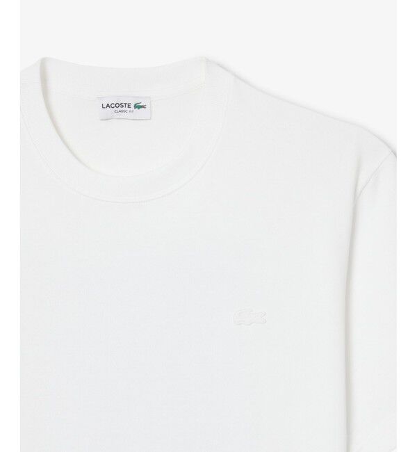 LACOSTE「コートグラフィックバックプリントTシャツ」|Tシャツ・カットソー|