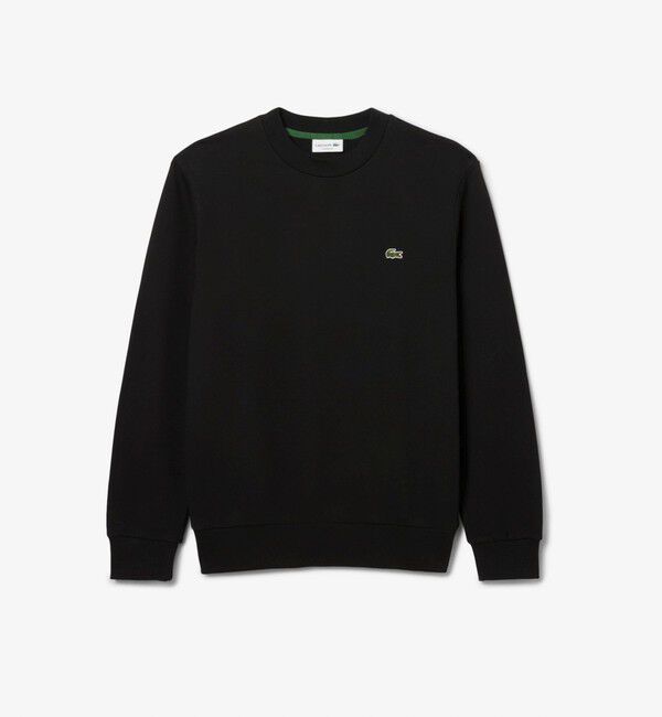 GLOSTER「【LACOSTE/ラコステ】エッセンシャルクルーネックスウェット」|スウェット・ジャージ|ブラック