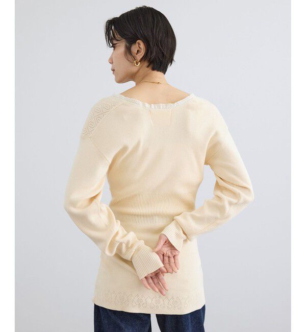 SALON adam et rope'「【crinkle crinkle crinkle】geometric jacquard knit」|ニット・セーター|