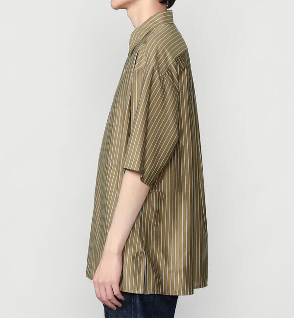  「GOOD PEOPLE GOOD STITCHING GOOD PRODUCT | 〈別注〉ストライプ ハーフスリーブシャツ MEN」|シャツ・ブラウス|