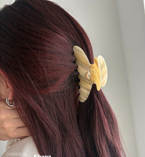  「【母の日/Ghana &times; LE'MAGE コラボ】ヘアクリップ」|リング|