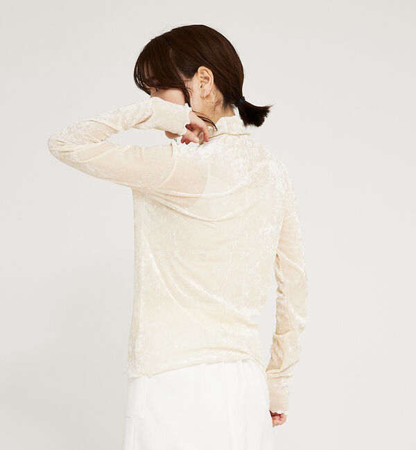 abahouse mavie「シアーフロッキーメロウプルオーバー」|Tシャツ・カットソー|