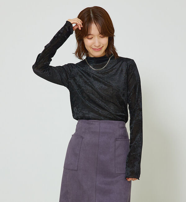 abahouse mavie「シアーフロッキーメロウプルオーバー」|Tシャツ・カットソー|
