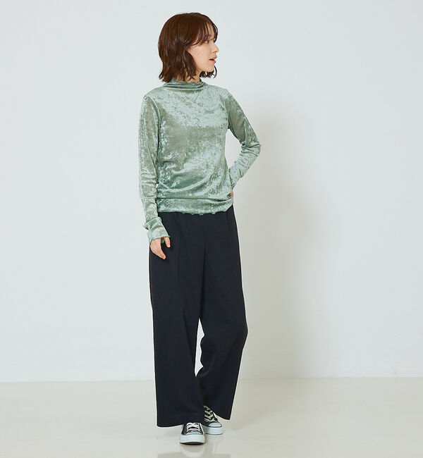 abahouse mavie「シアーフロッキーメロウプルオーバー」|Tシャツ・カットソー|