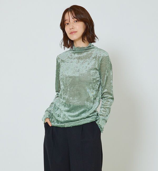 abahouse mavie「シアーフロッキーメロウプルオーバー」|Tシャツ・カットソー|