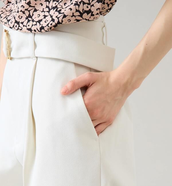 TIARA「ゴールドベルトタックパンツ」|その他|