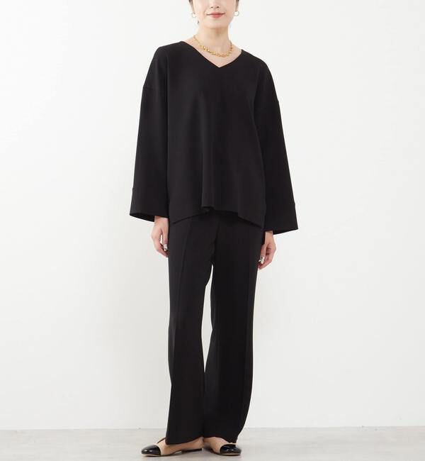 Liesse「ノータックストレートパンツ（セットアップ対応）」|その他|