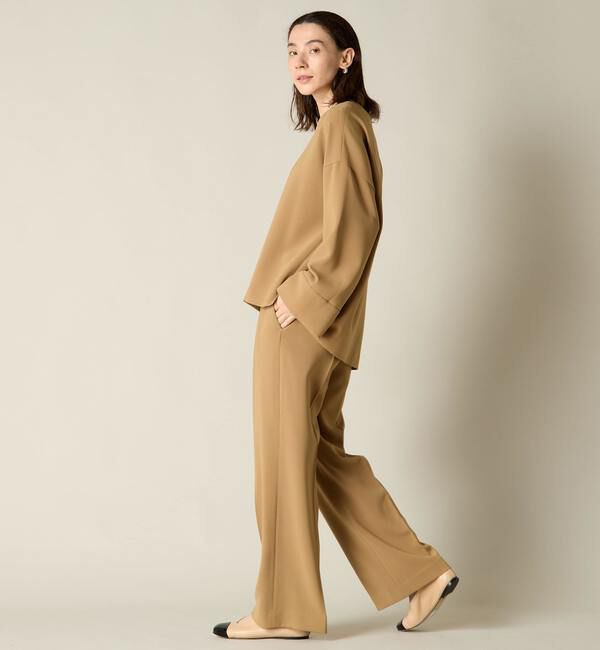 Liesse「ノータックストレートパンツ（セットアップ対応）」|その他|