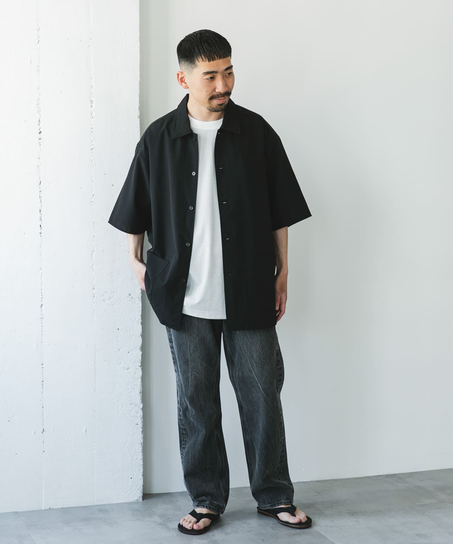 URBAN RESEARCH DOORS「『XLサイズ/WEB限定』『UR TECH DRYLUXE』SHORT-SLEEVE SHIRTS」|シャツ・ブラウス|