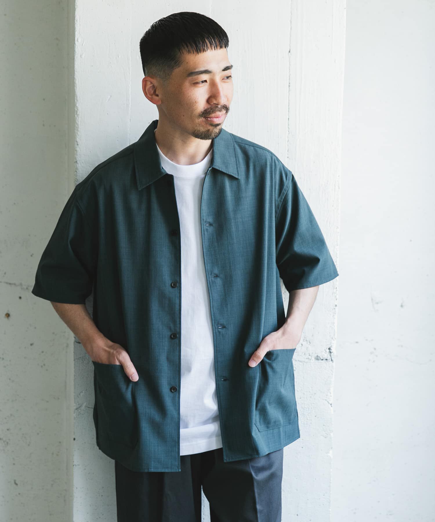 URBAN RESEARCH DOORS「『XLサイズ/WEB限定』『UR TECH DRYLUXE』SHORT-SLEEVE SHIRTS」|シャツ・ブラウス|
