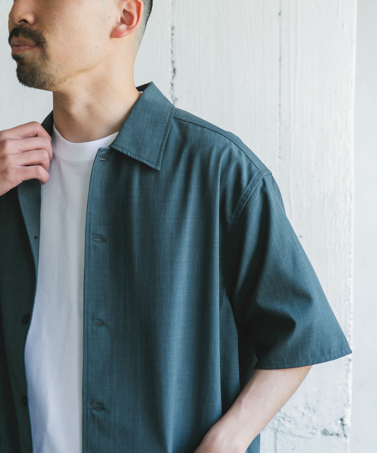 URBAN RESEARCH DOORS「『XLサイズ/WEB限定』『UR TECH DRYLUXE』SHORT-SLEEVE SHIRTS」|シャツ・ブラウス|