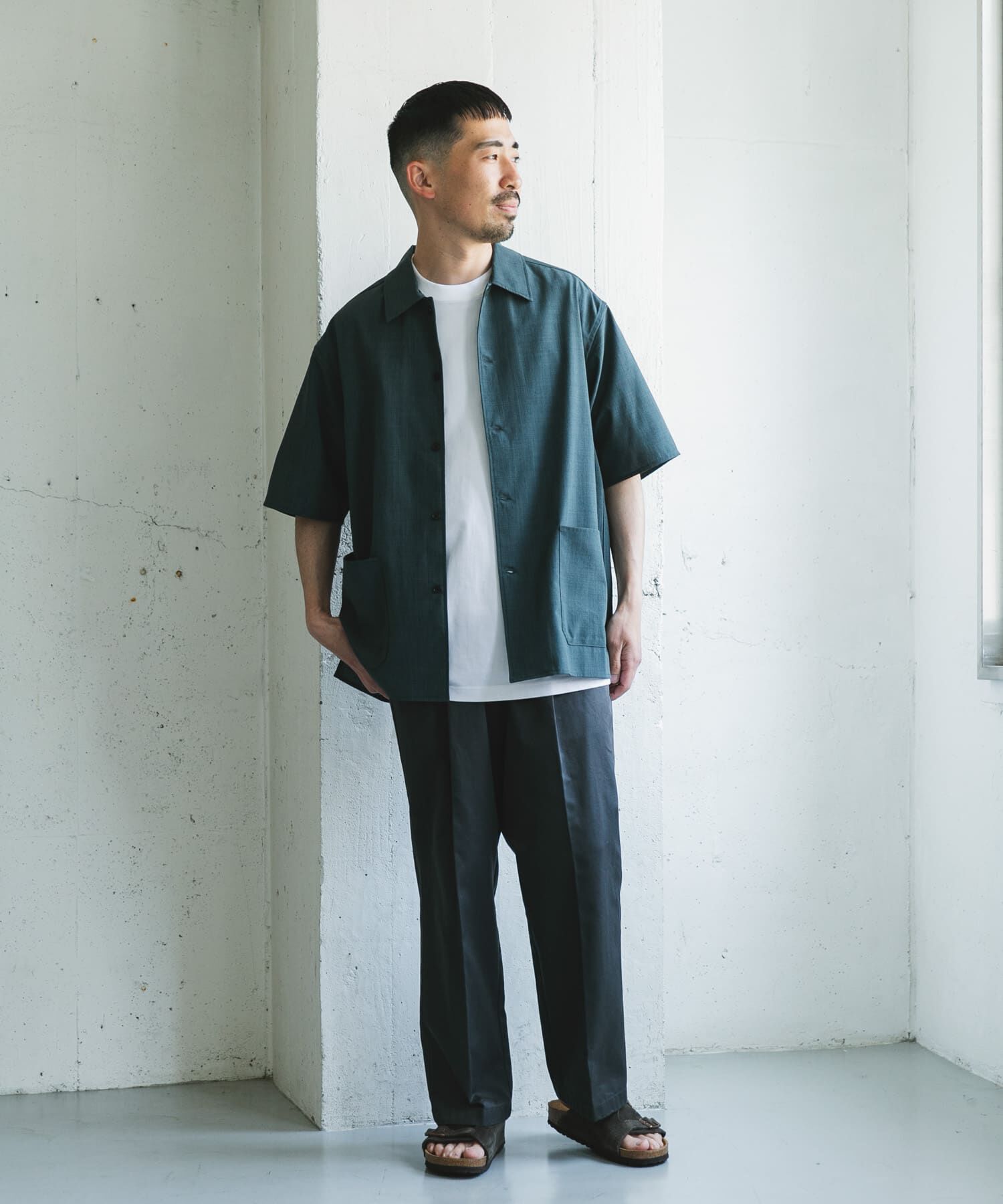 URBAN RESEARCH DOORS「『XLサイズ/WEB限定』『UR TECH DRYLUXE』SHORT-SLEEVE SHIRTS」|シャツ・ブラウス|