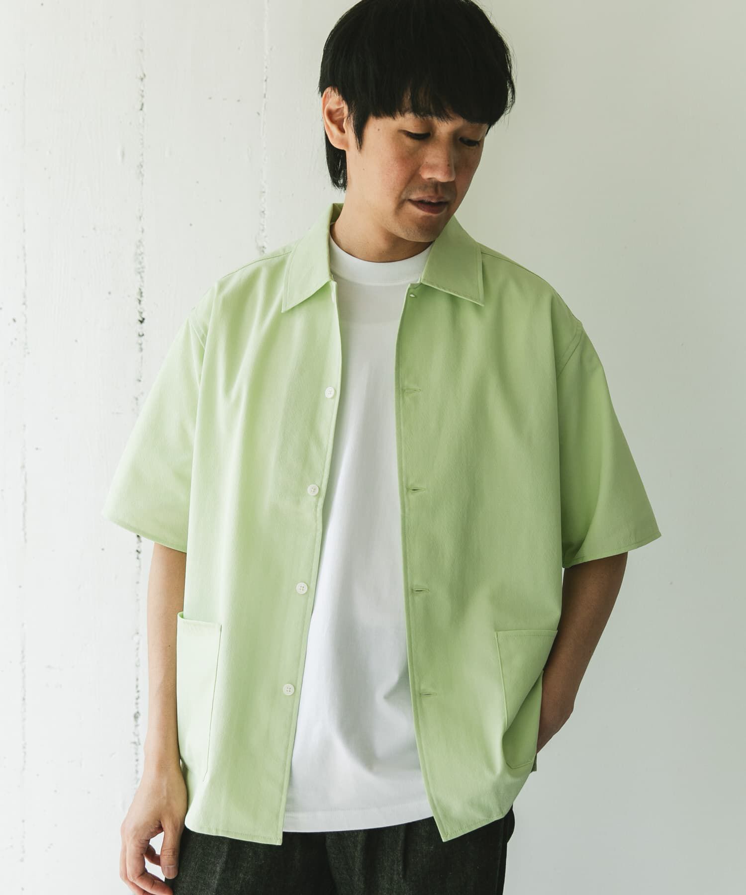 URBAN RESEARCH DOORS「『XLサイズ/WEB限定』『UR TECH DRYLUXE』SHORT-SLEEVE SHIRTS」|シャツ・ブラウス|