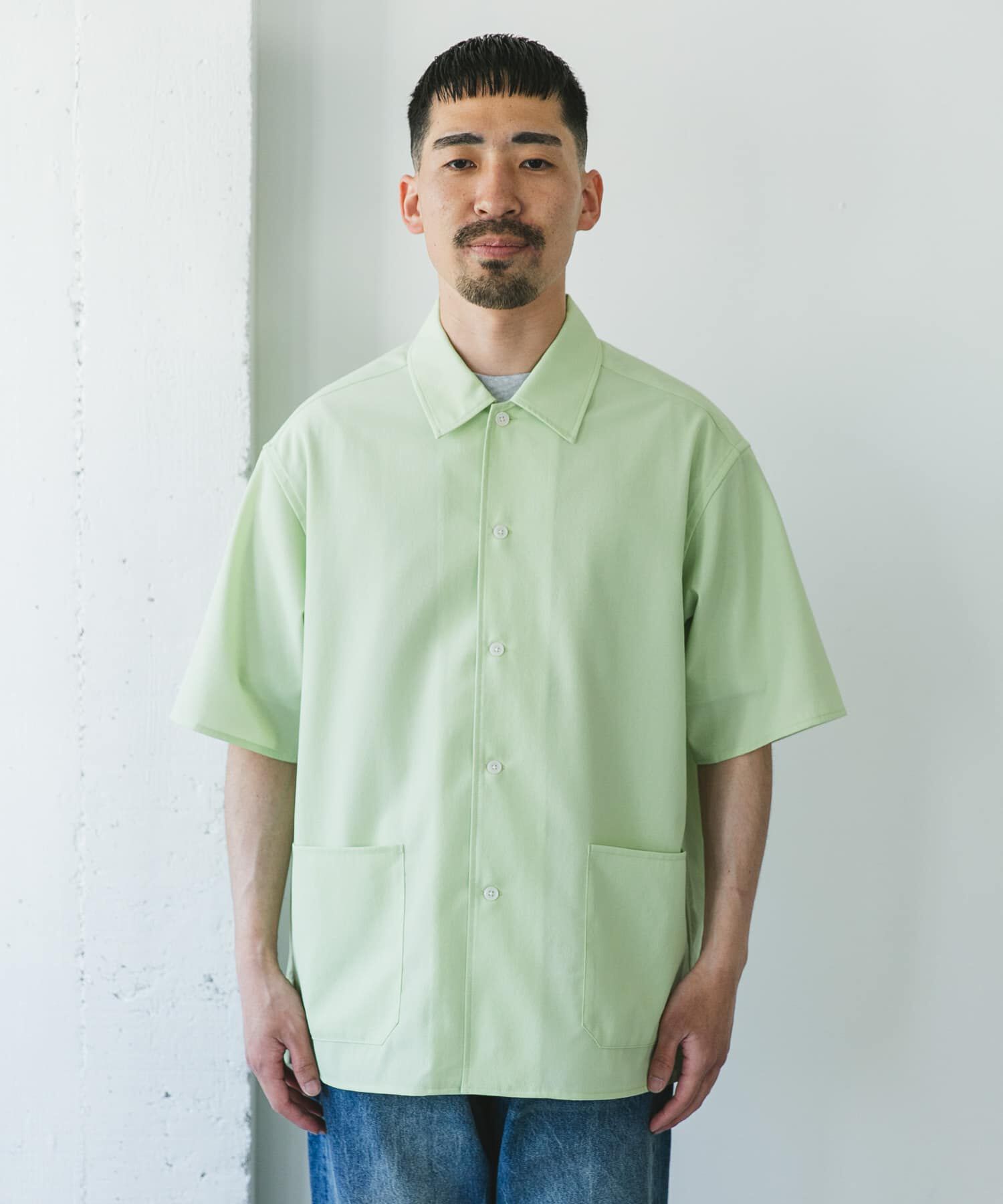 URBAN RESEARCH DOORS「『XLサイズ/WEB限定』『UR TECH DRYLUXE』SHORT-SLEEVE SHIRTS」|シャツ・ブラウス|