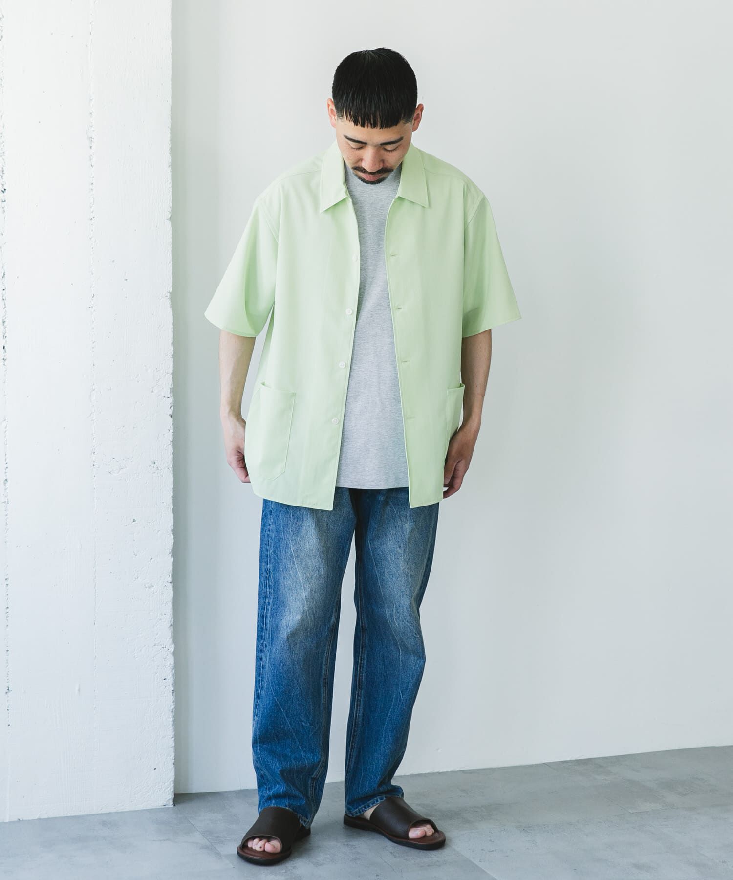 URBAN RESEARCH DOORS「『XLサイズ/WEB限定』『UR TECH DRYLUXE』SHORT-SLEEVE SHIRTS」|シャツ・ブラウス|