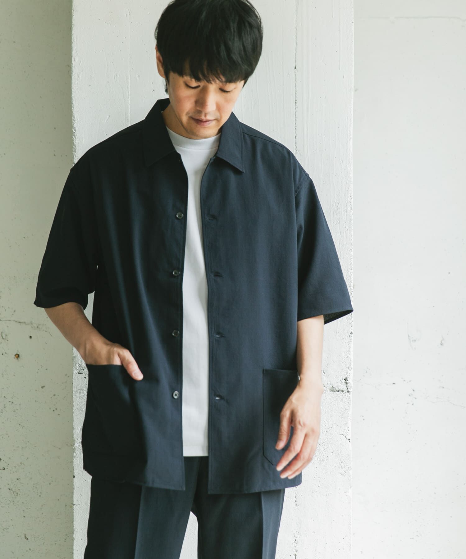 URBAN RESEARCH DOORS「『XLサイズ/WEB限定』『UR TECH DRYLUXE』SHORT-SLEEVE SHIRTS」|シャツ・ブラウス|