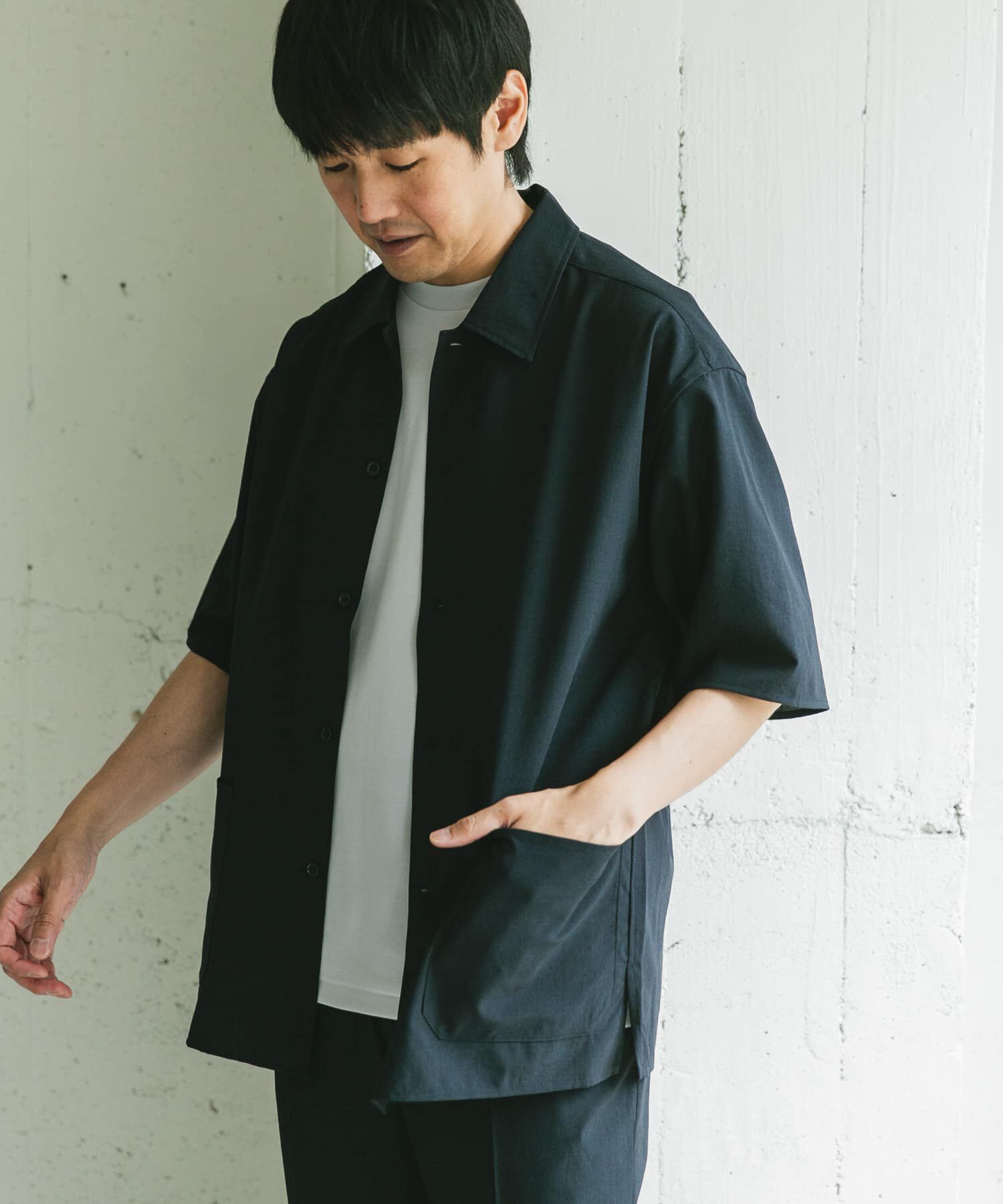 URBAN RESEARCH DOORS「『XLサイズ/WEB限定』『UR TECH DRYLUXE』SHORT-SLEEVE SHIRTS」|シャツ・ブラウス|