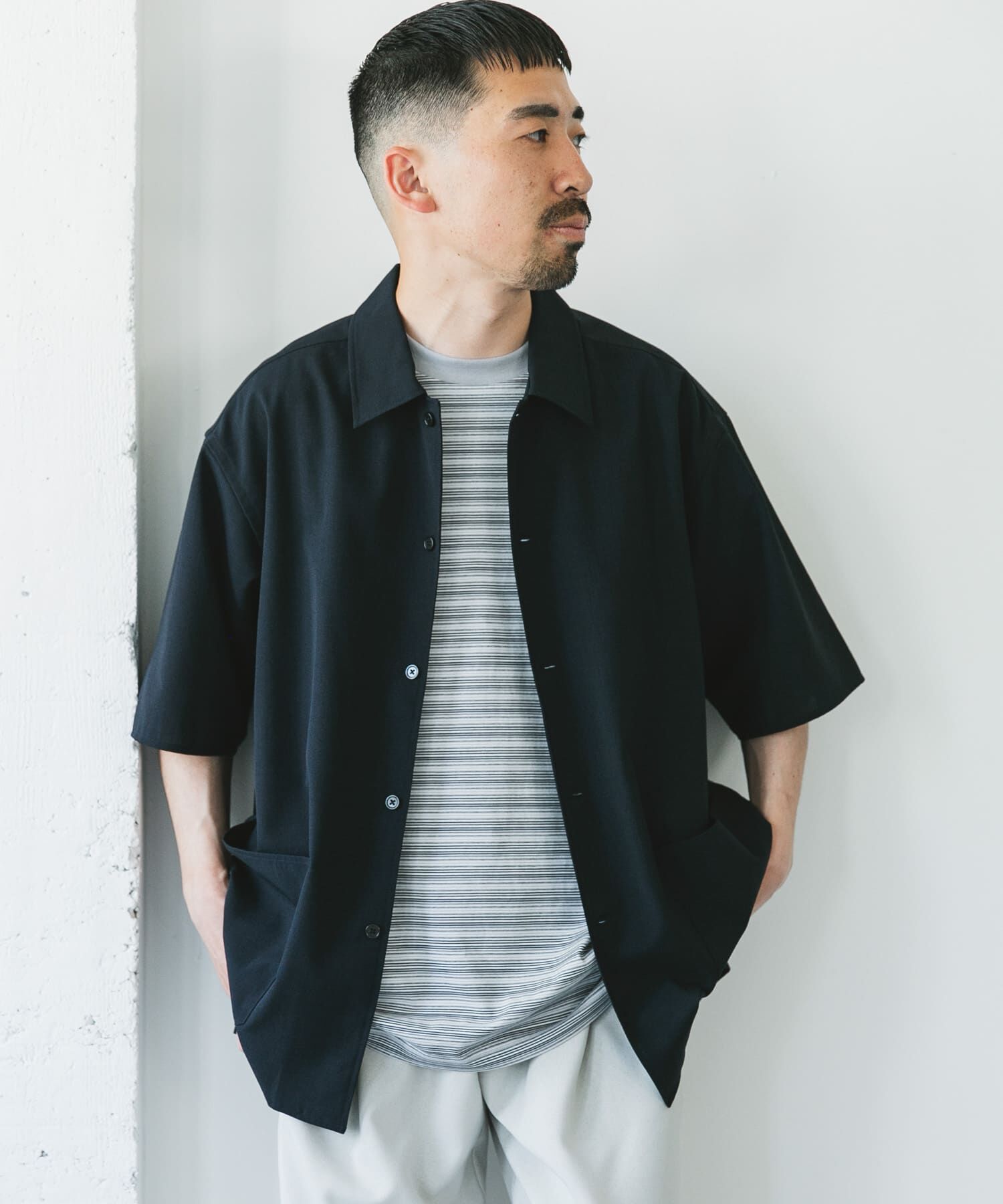 URBAN RESEARCH DOORS「『XLサイズ/WEB限定』『UR TECH DRYLUXE』SHORT-SLEEVE SHIRTS」|シャツ・ブラウス|