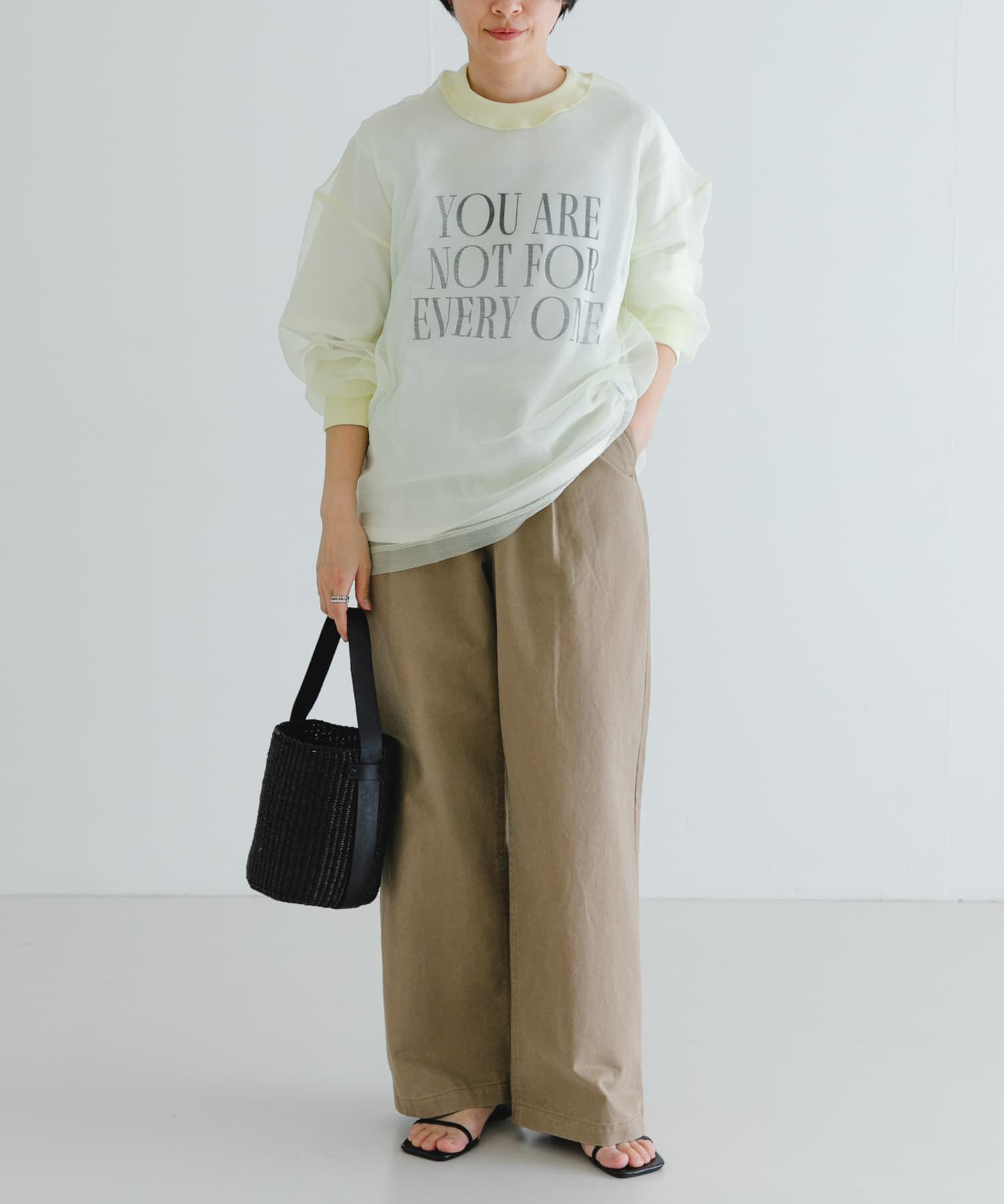 URBAN RESEARCH「ESTHE　Organza Sweatshirts」|その他|