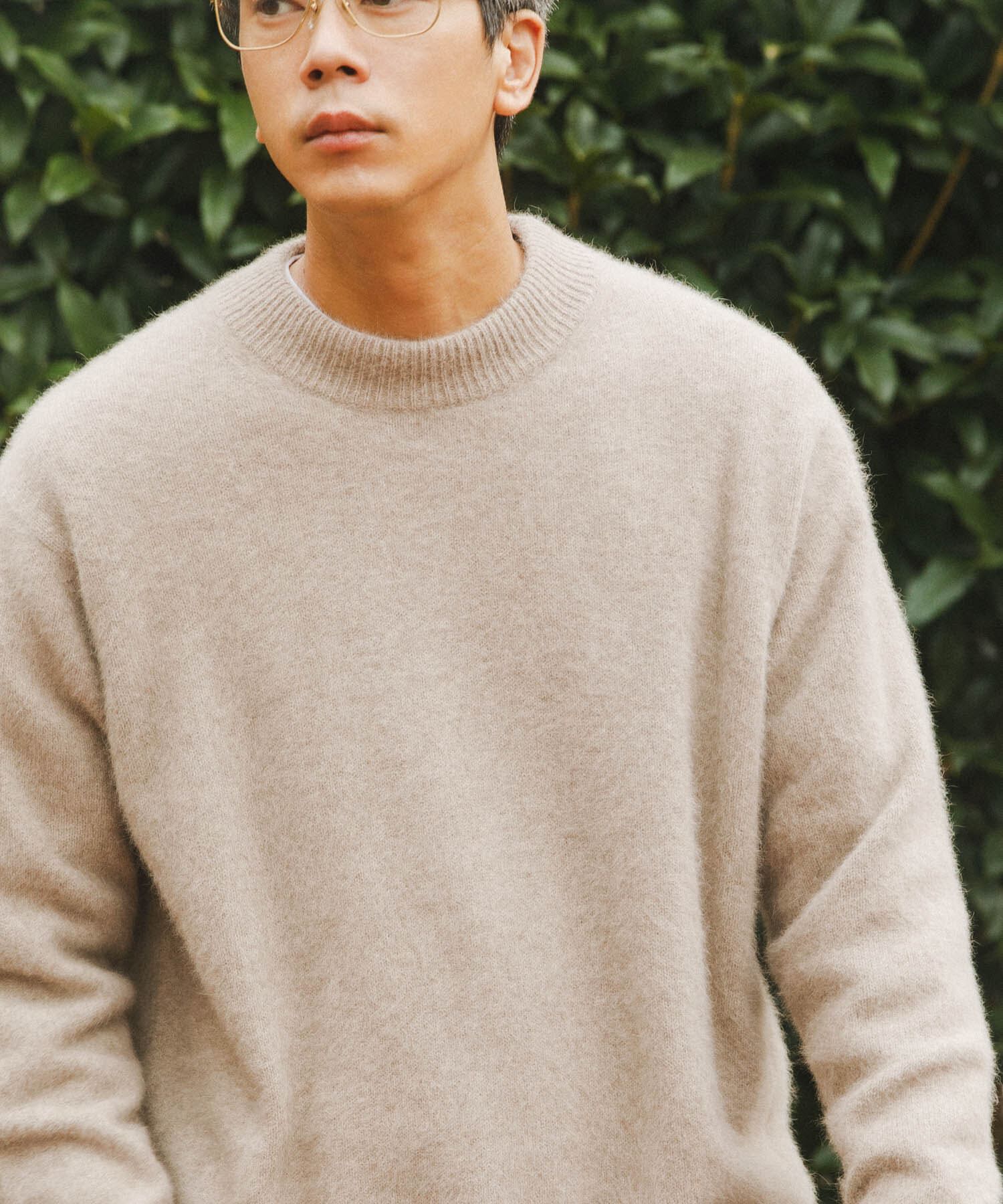 URBAN RESEARCH「FOX CASHMERE CREW-NECK KNIT」|ニット・セーター|