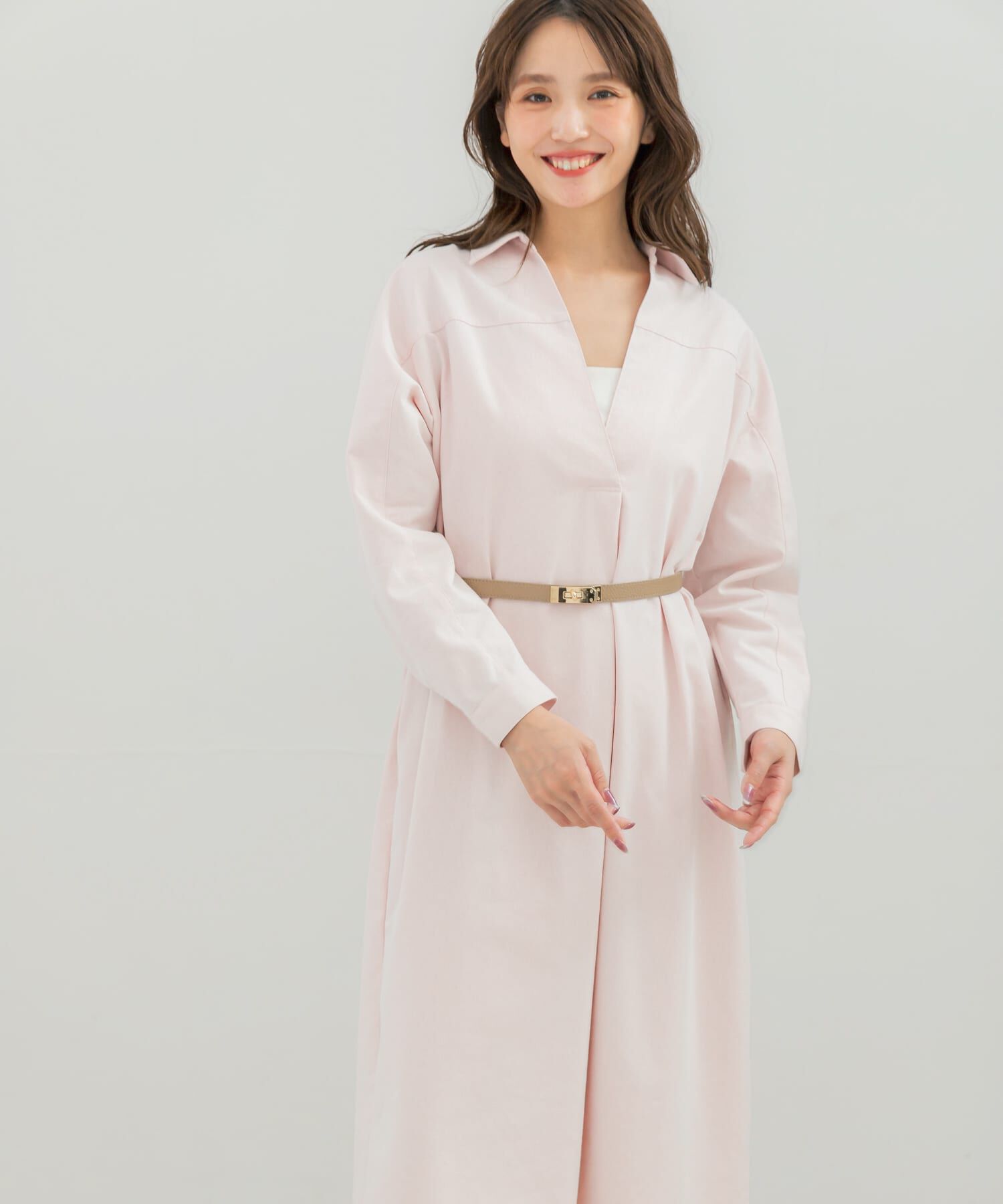 URBAN RESEARCH ROSSO「スキッパーデニムワンピース」|ワンピース|