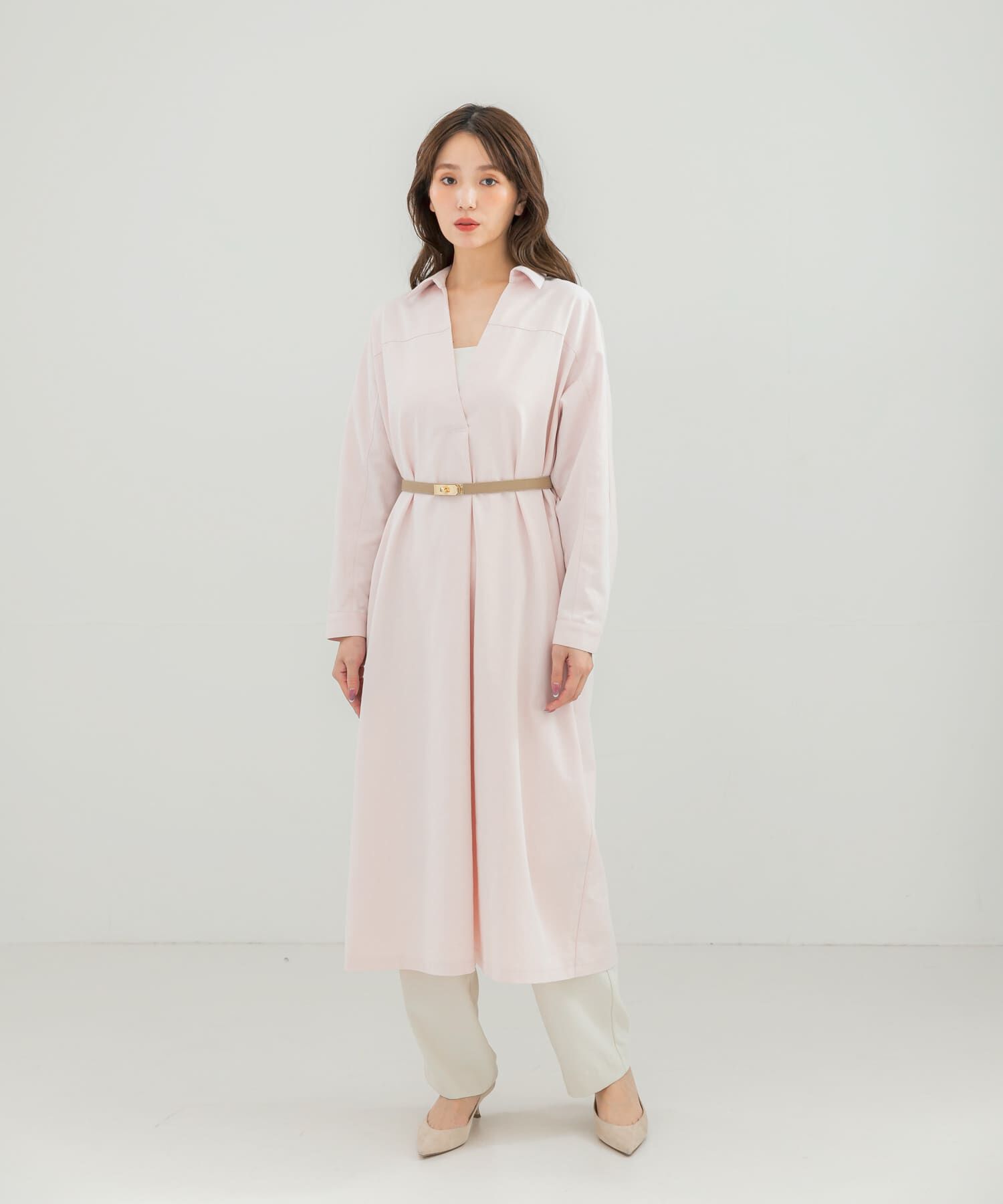 URBAN RESEARCH ROSSO「スキッパーデニムワンピース」|ワンピース|