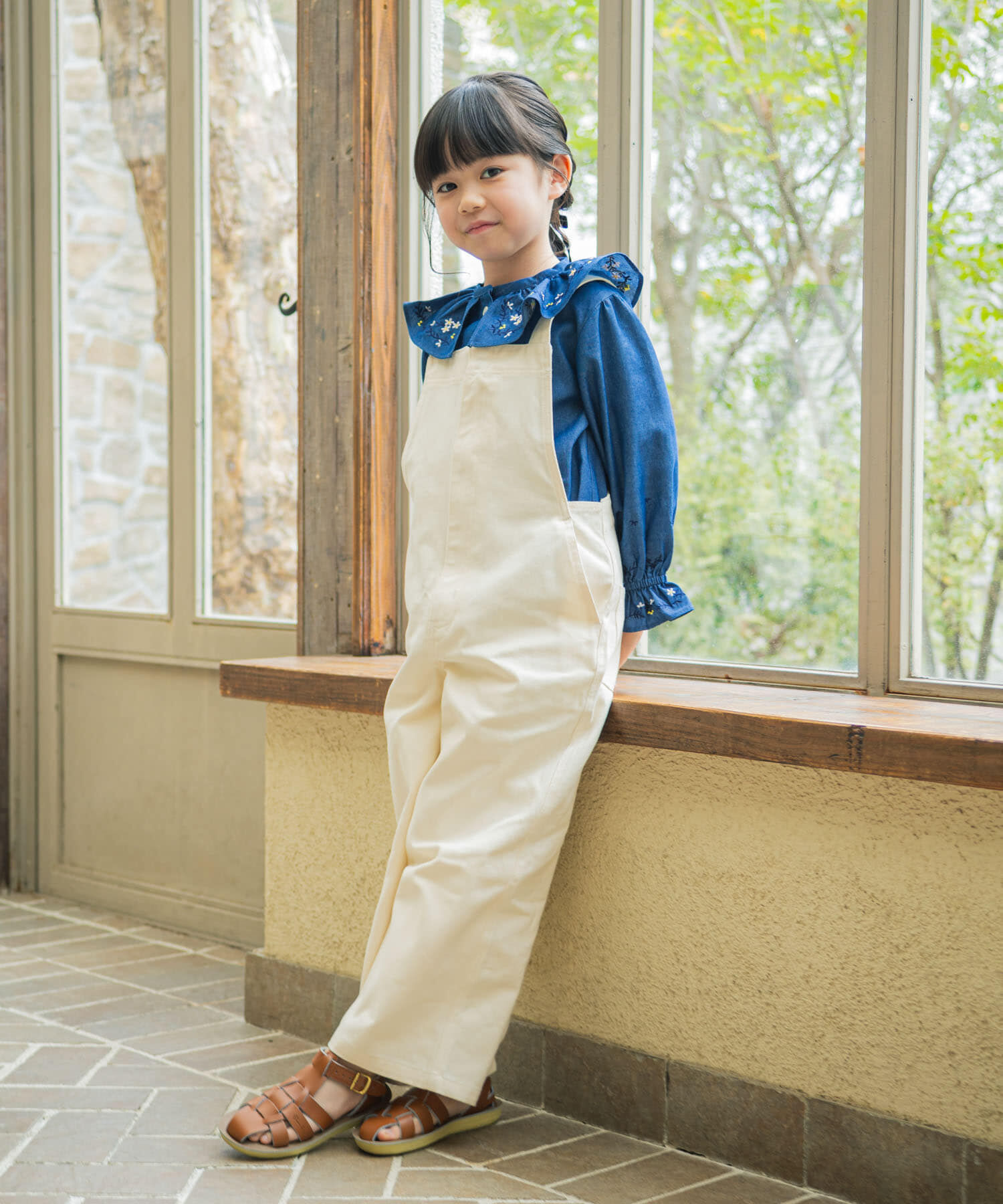 URBAN RESEARCH DOORS「『親子リンク』『150サイズあり』フロントZIPサロペット(KIDS)」|ワンピース|