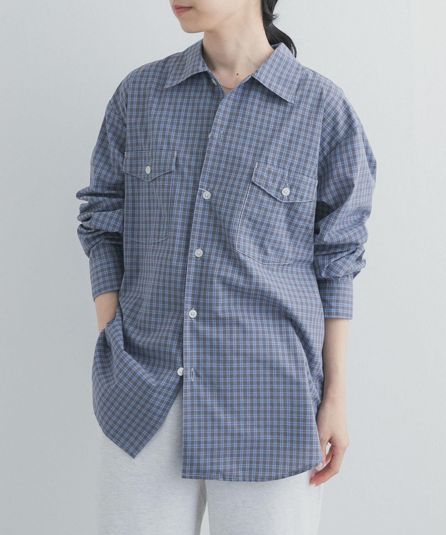 URBAN RESEARCH DOORS「SMITH　BROOKLYN WORK SHIRTS」|シャツ・ブラウス|ブルー