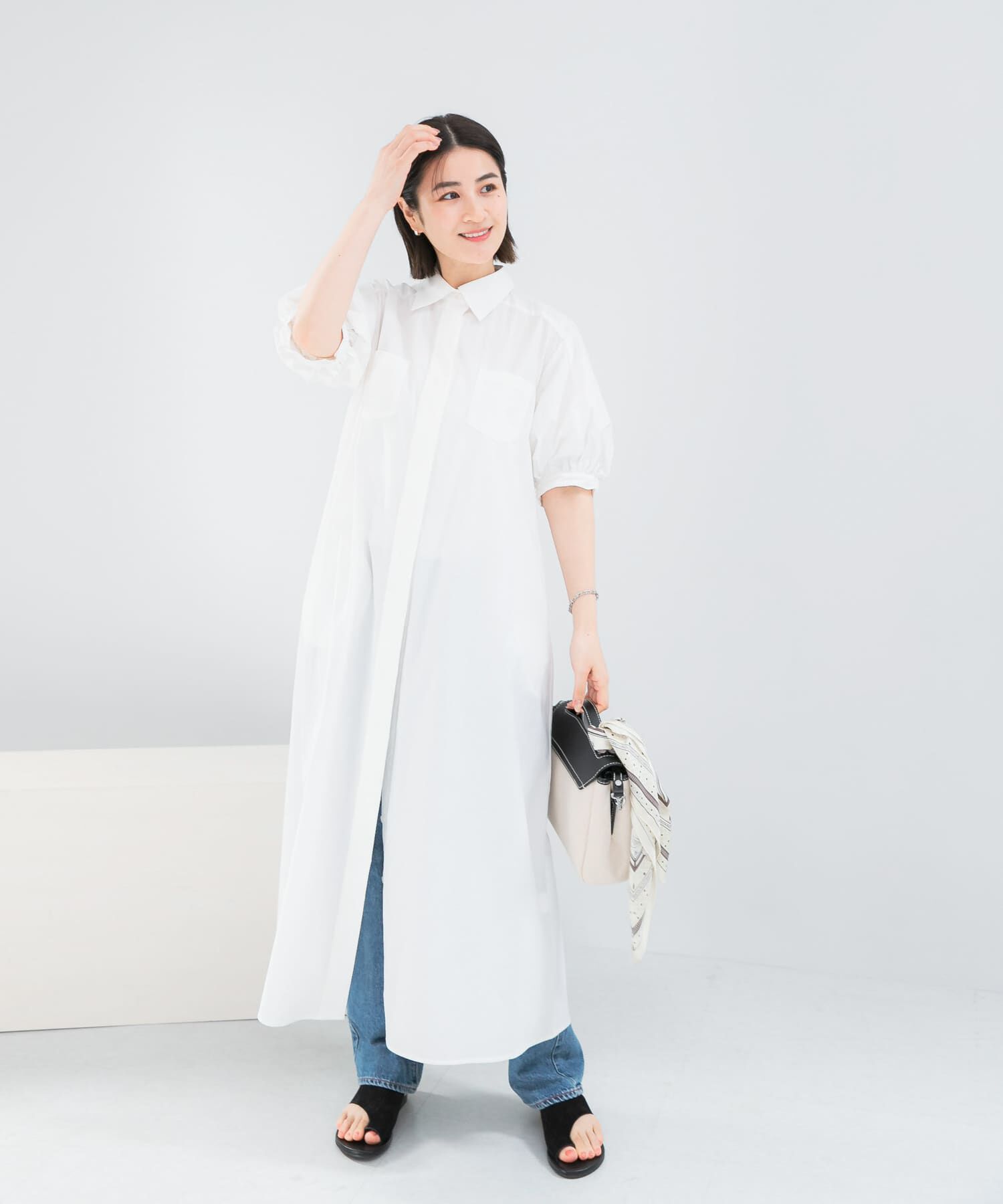 URBAN RESEARCH ROSSO「『別注』ELENDEEK&times;ROSSO　RELAXY SHIRT ONE-PIECE」|ワンピース|