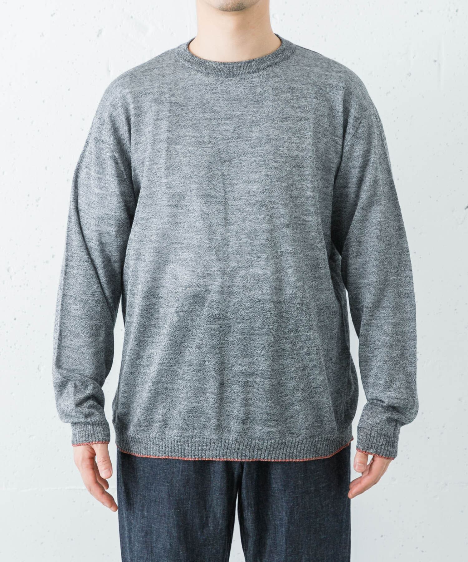 URBAN RESEARCH「crepuscule　W/G Rametriming Pullover」|ニット・セーター|
