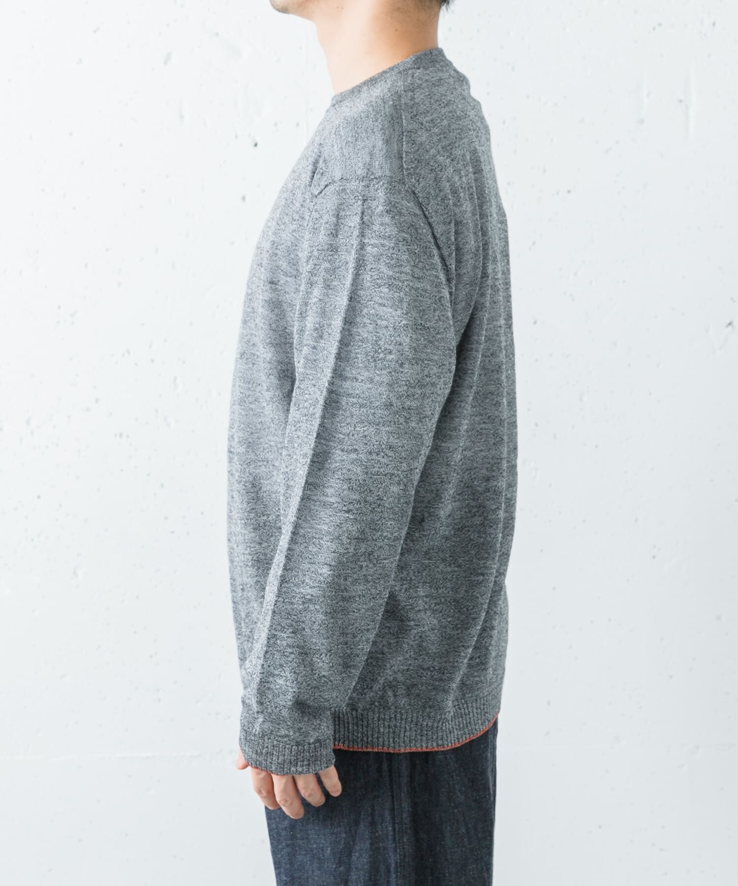 URBAN RESEARCH「crepuscule　W/G Rametriming Pullover」|ニット・セーター|