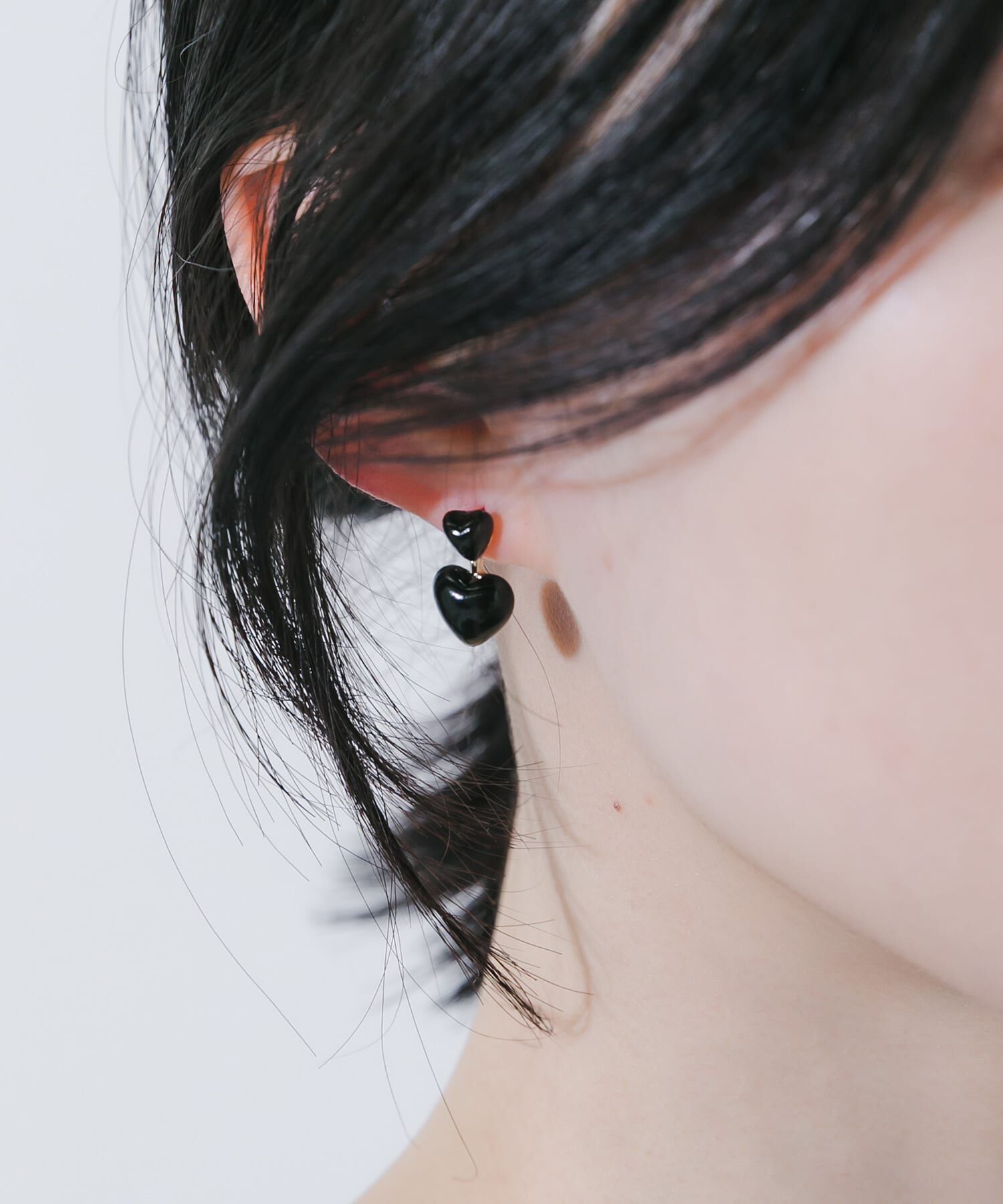 SMELLY「ダブルハートピアス」|ピアス|