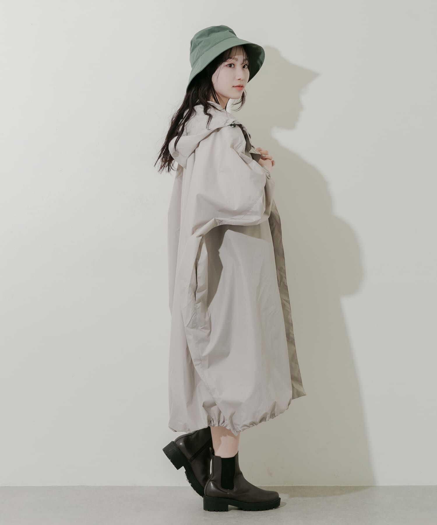 SMELLY「『WEB限定』because　Mods Poncho」|ポンチョ・ケープ|
