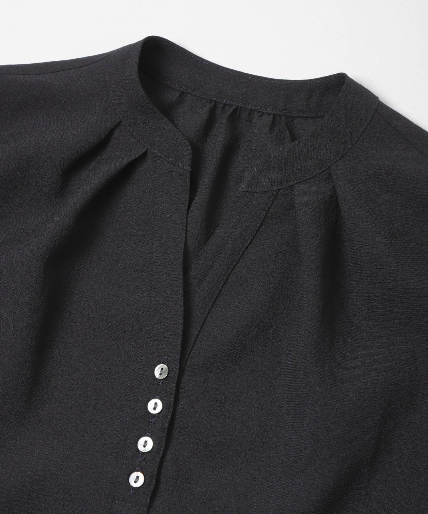 URBAN RESEARCH ROSSO「『UR TECH DRYLUXE』 デザインスリーブブラウス」|シャツ・ブラウス|