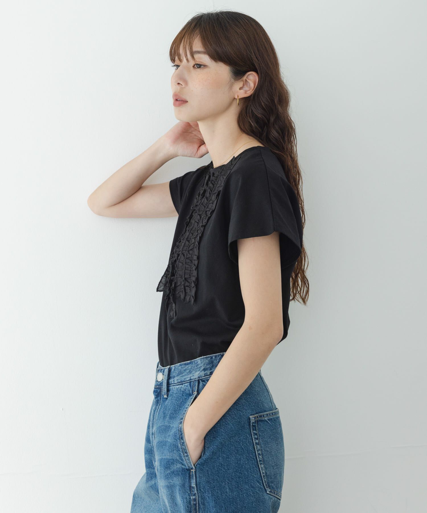 Sonny Label 「フロントフリルプルオーバー」|Tシャツ・カットソー|