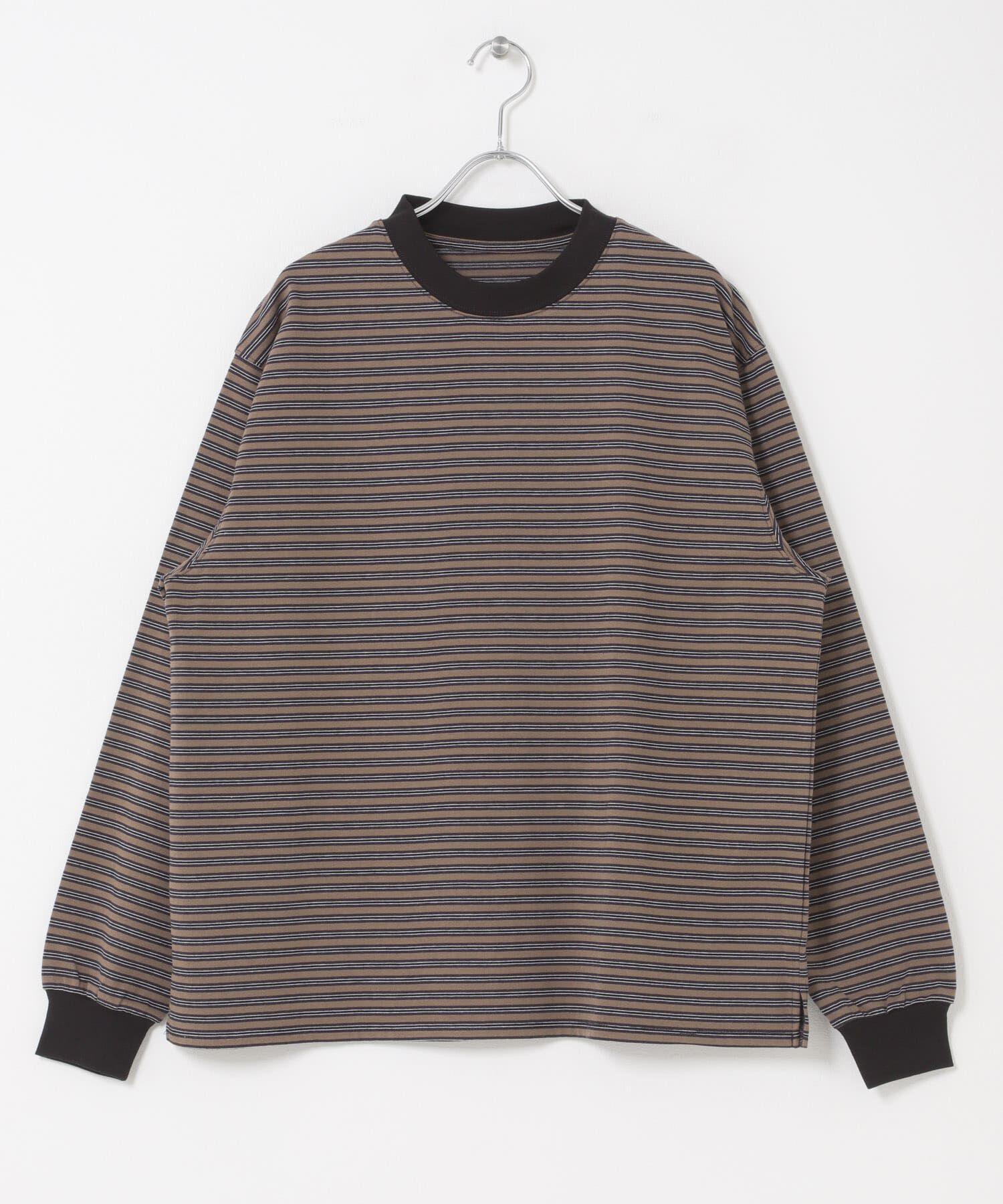 URBAN RESEARCH DOORS「『スタッフ企画』マルチボーダーロングTシャツ」|Tシャツ・カットソー|