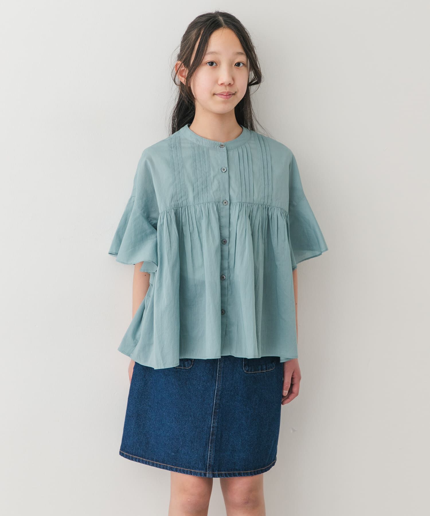 URBAN RESEARCH DOORS「『150サイズ』『親子リンク』コットンボイルピンタックブラウス(KIDS)」|その他|