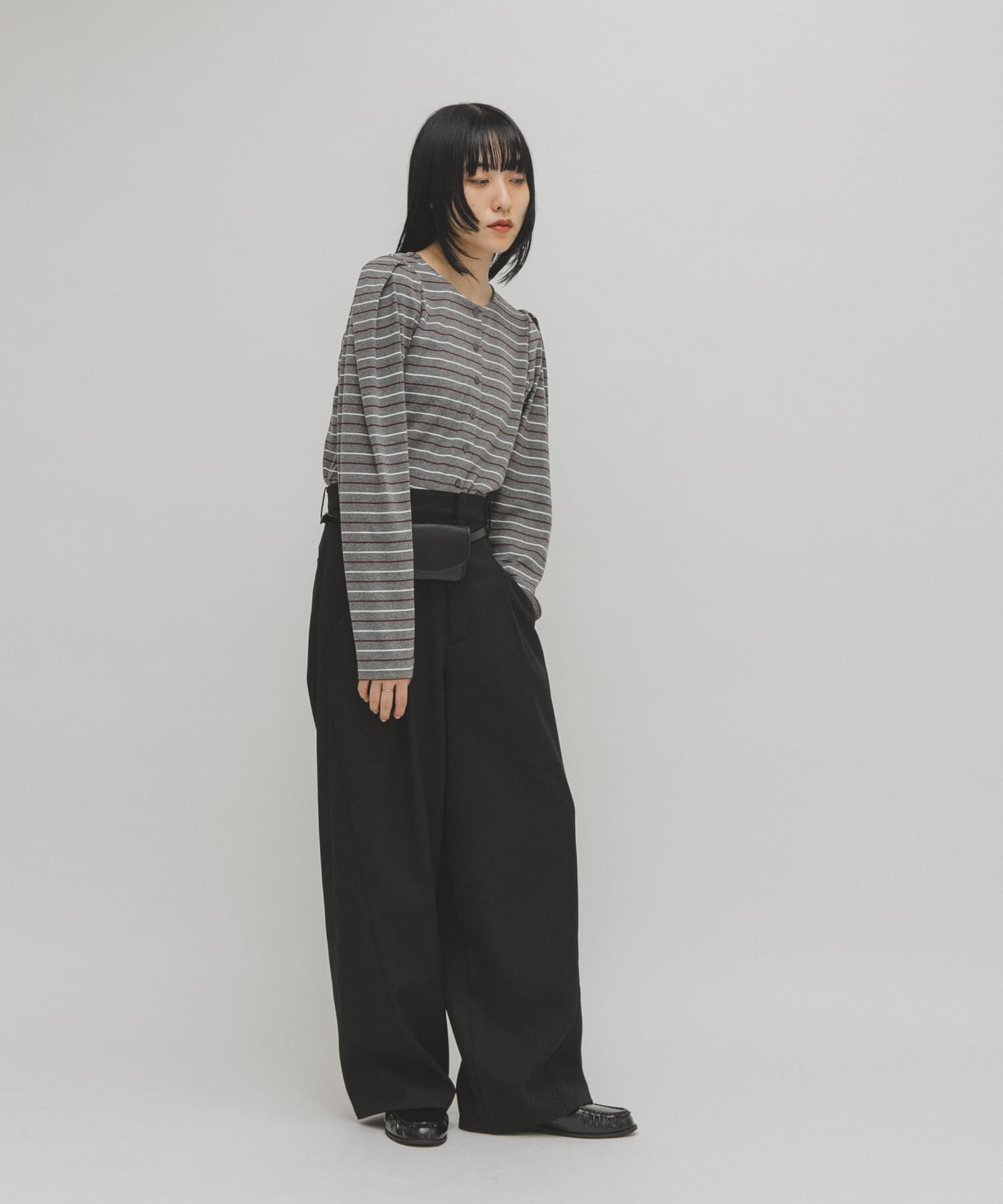  「2WAYタックショルダーカーディガン」|カーディガン|