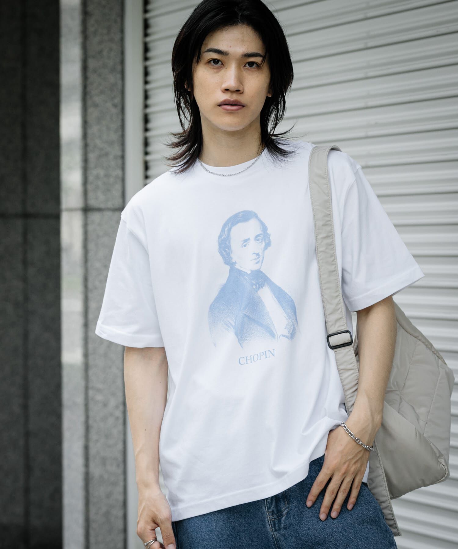 SENSE OF PLACE by URBAN RESEARCH「ヴィンテージライクTシャツ(ショパン)」|Tシャツ・カットソー|
