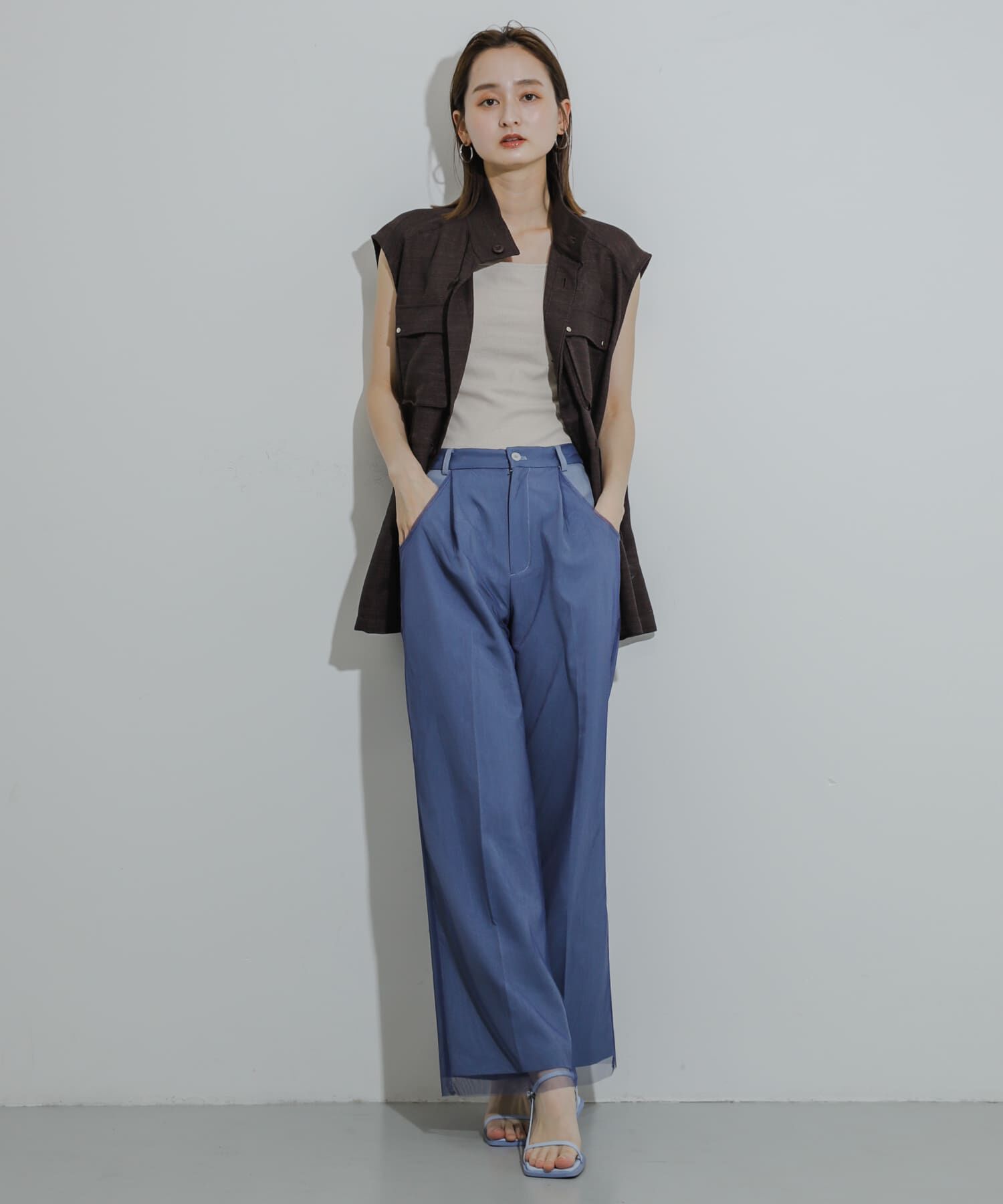SENSE OF PLACE by URBAN RESEARCH「チュールストレートパンツ」|その他|