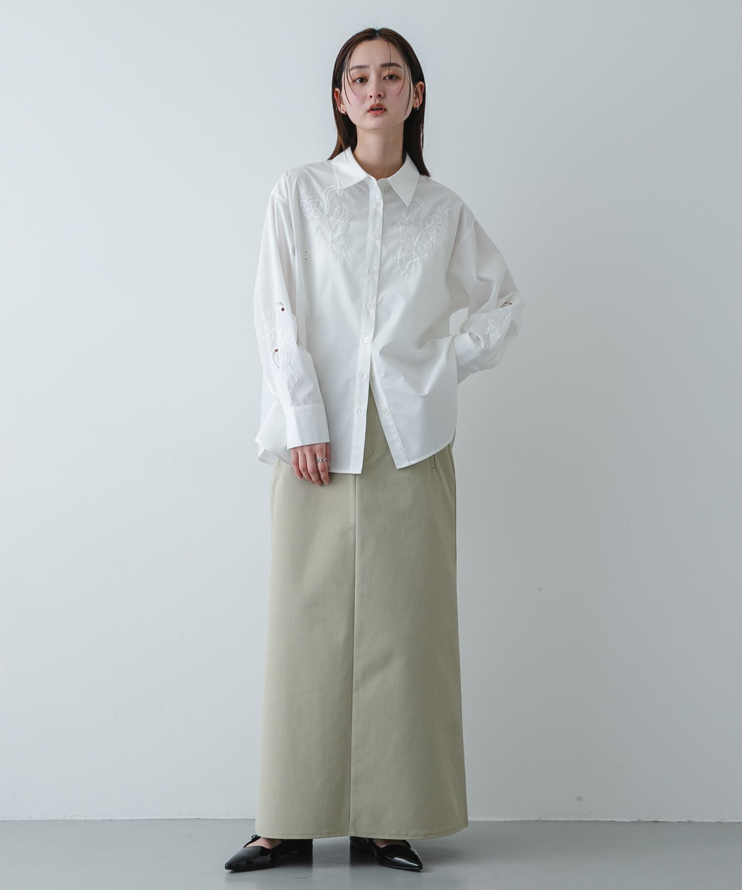 SENSE OF PLACE by URBAN RESEARCH「カットワークエンブロイダリーシャツ」|シャツ・ブラウス|