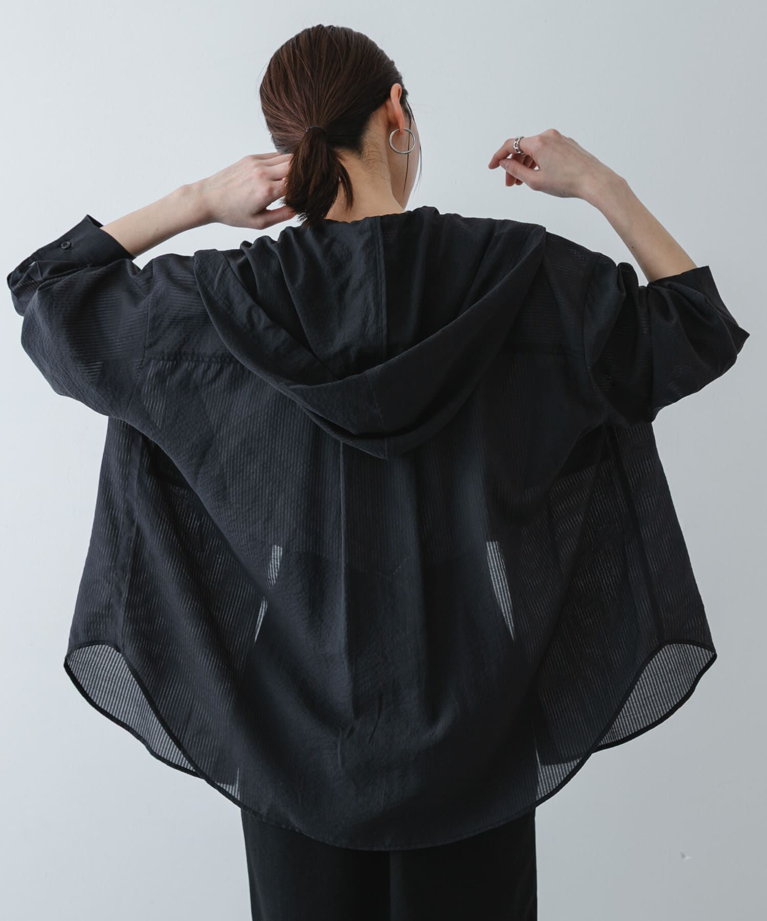 SENSE OF PLACE by URBAN RESEARCH「シアーフーディシャツ」|シャツ・ブラウス|
