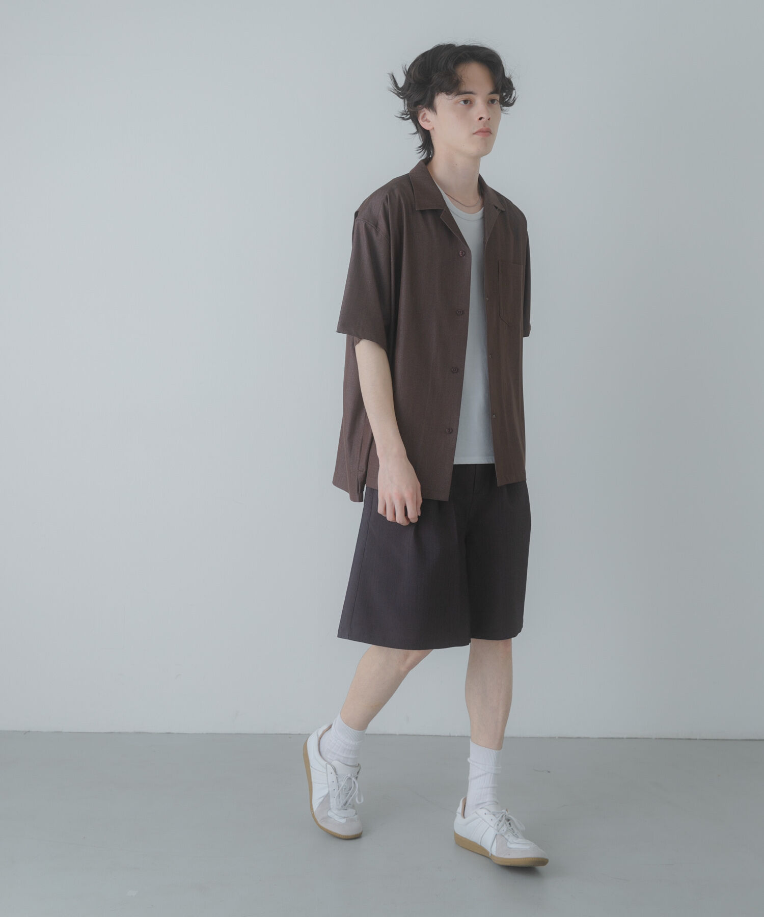 SENSE OF PLACE by URBAN RESEARCH「シャンブレーオープンカラーシャツ」|シャツ・ブラウス|