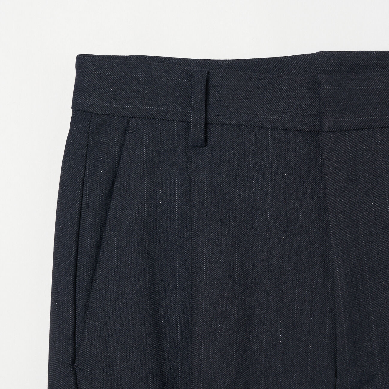 HELIOPOLE「HELIOPOLE GLITTER STRIPE STRAIGHT PANTS」|チノ|